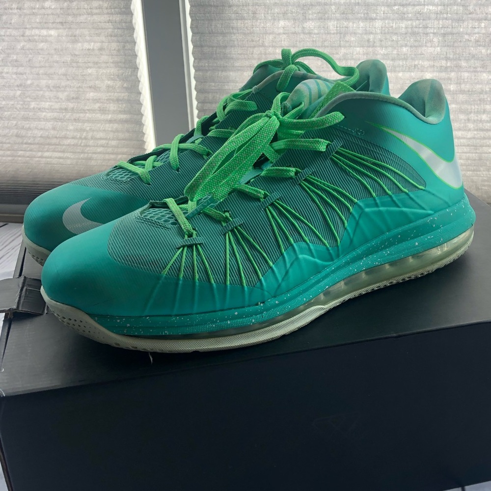 NIKE AIR MAX X LEBRON BASKETBALL LOW "EASTER" MINT